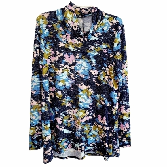 Cuddl Duds Comfortwear Cowl Neck Long Sleeve Tunic - Picture 1 of 9